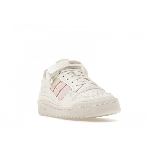 Кроссы adidas Forum Low Cloud White Pink (W) - женская сетка размеров