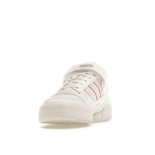 Кроссы adidas Forum Low Cloud White Pink (W) - женская сетка размеров