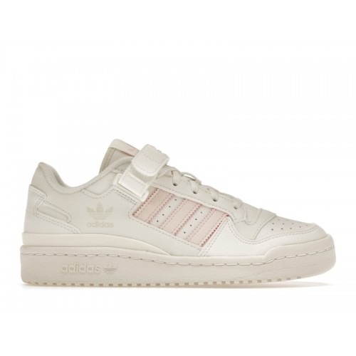 Кроссы adidas Forum Low Cloud White Pink (W) - женская сетка размеров