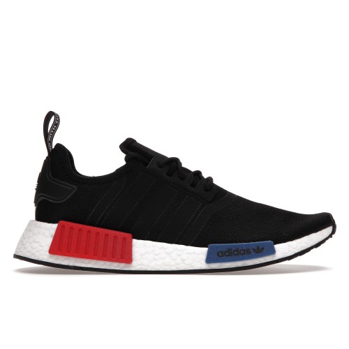 Кроссы adidas NMD R1 Core Black (2021) - мужская сетка размеров