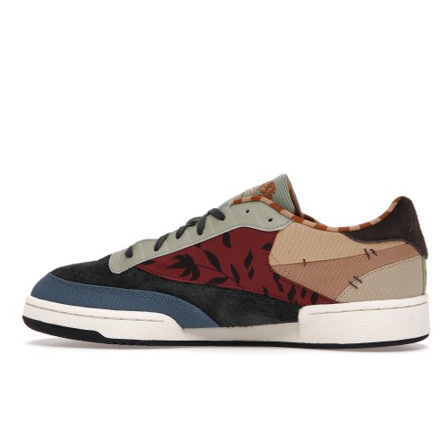 Кроссы Reebok Club C 85 Kung Fu Panda Multi - мужская сетка размеров