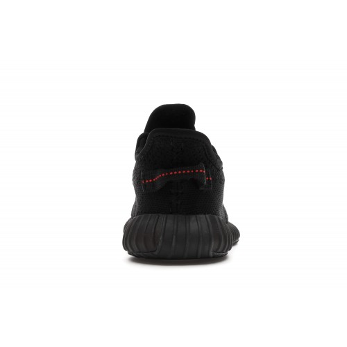 Кроссы adidas Yeezy Boost 350 V2 Black Red (Kids) - детская сетка размеров