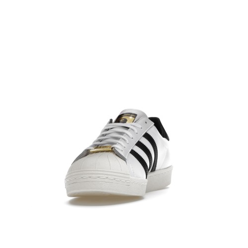 Кроссы adidas Superstar 80s Bape White Black - мужская сетка размеров