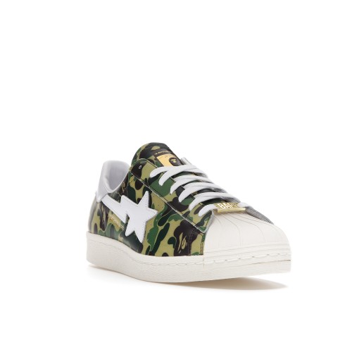 Кроссы adidas Superstar Bape ABC Camo Green - мужская сетка размеров