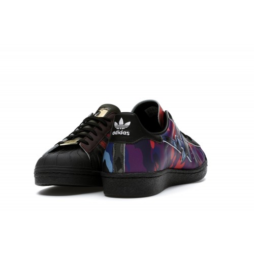 Кроссы adidas Superstar 80s Bape Multi Camo - мужская сетка размеров