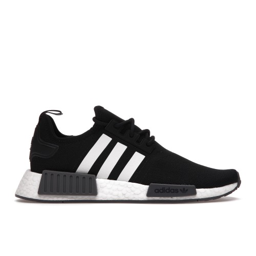 Кроссы adidas NMD R1 Primeblue Black White - мужская сетка размеров