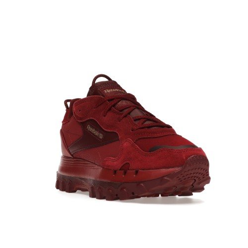 Кроссы Reebok Classic Leather Cardi B Burgundy (W) - женская сетка размеров