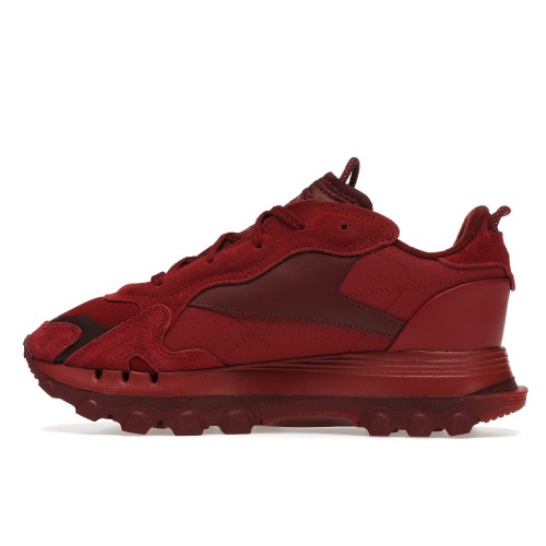 Кроссы Reebok Classic Leather Cardi B Burgundy (W) - женская сетка размеров