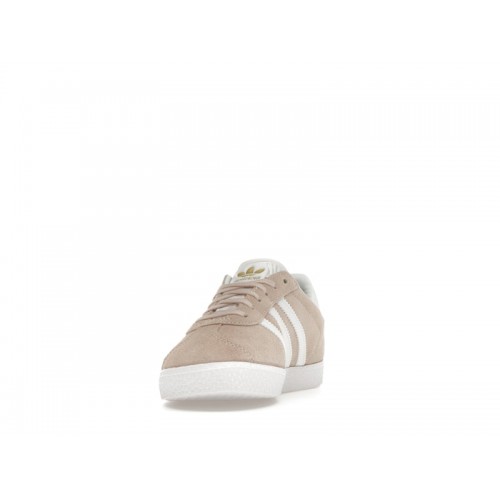 Кроссы adidas Gazelle Pink Tint Cloud White (GS) - подростковая сетка размеров