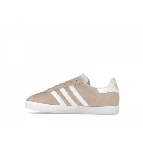 Кроссы adidas Gazelle Pink Tint Cloud White (GS) - подростковая сетка размеров