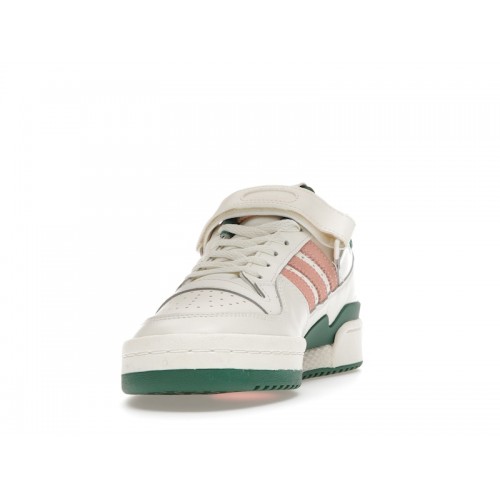 Кроссы adidas Forum 84 Low Off White Green Pink - мужская сетка размеров