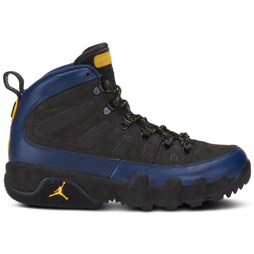 Кроссы Jordan 9 Retro Michigan PE - мужская сетка размеров