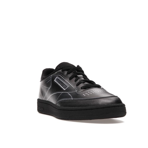 Кроссы Reebok Club C Maison Margiela Black - мужская сетка размеров