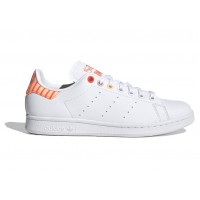 Женские кроссовки adidas Stan Smith White Pink Solar Red (W)