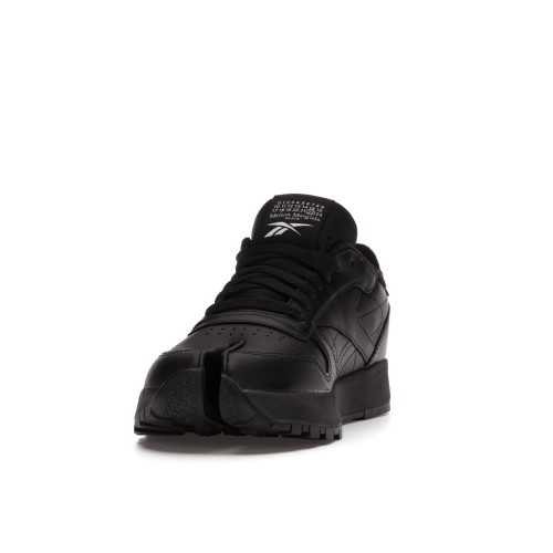 Кроссы Reebok Classic Leather Tabi Project 0 CL Maison Margiela Black - мужская сетка размеров