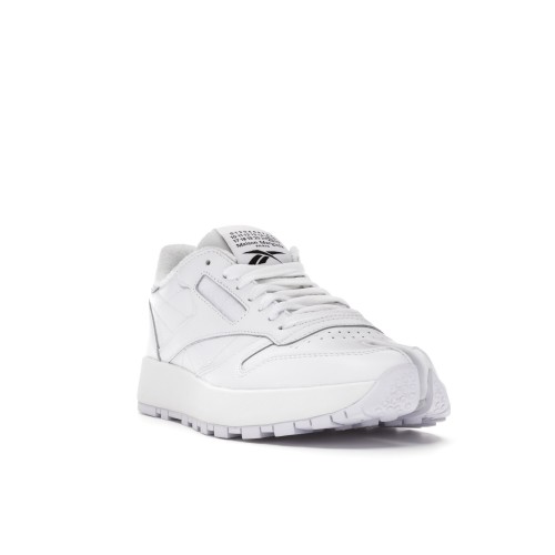 Кроссы Reebok Classic Leather Tabi Project 0 CL Maison Margiela White - мужская сетка размеров