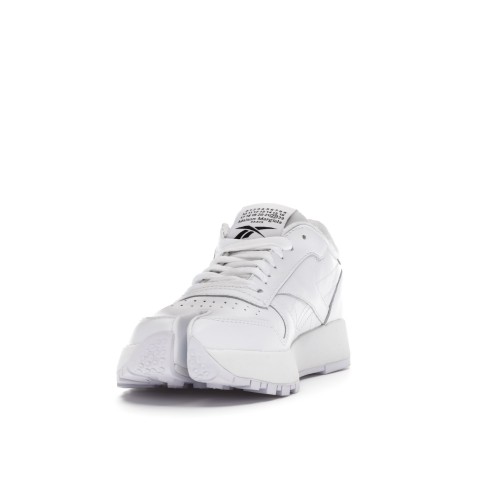 Кроссы Reebok Classic Leather Tabi Project 0 CL Maison Margiela White - мужская сетка размеров