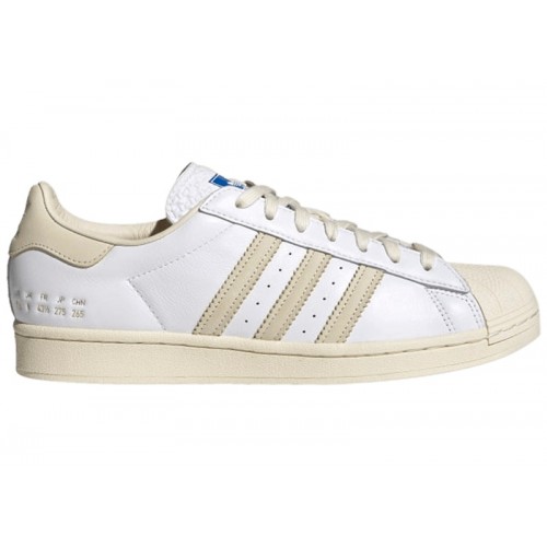 adidas Superstar Cream White Size Tag - мужская сетка размеров