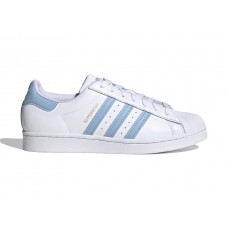 Кроссовки adidas Superstar White Ambient Sky Gold