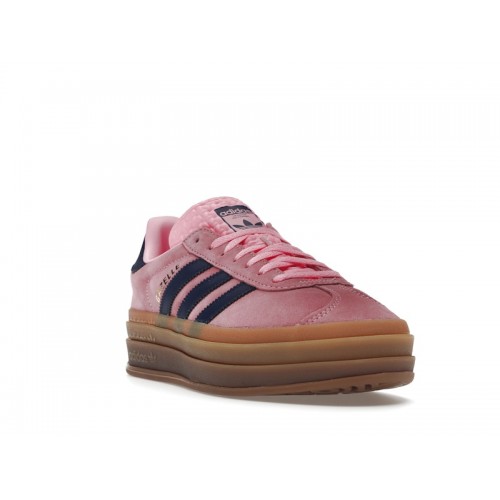 Кроссы adidas Gazelle Bold Pink Glow (W) - женская сетка размеров