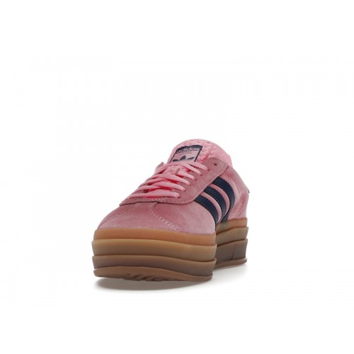 Кроссы adidas Gazelle Bold Pink Glow (W) - женская сетка размеров