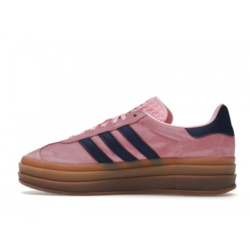 Кроссы adidas Gazelle Bold Pink Glow (W) - женская сетка размеров