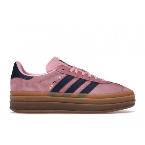 Кроссы adidas Gazelle Bold Pink Glow (W) - женская сетка размеров
