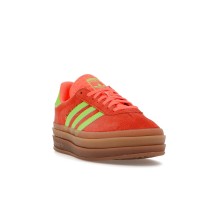 Женские кроссовки adidas Gazelle Bold Solar Orange Solar Green (W)