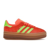 Женские кроссовки adidas Gazelle Bold Solar Orange Solar Green (W)