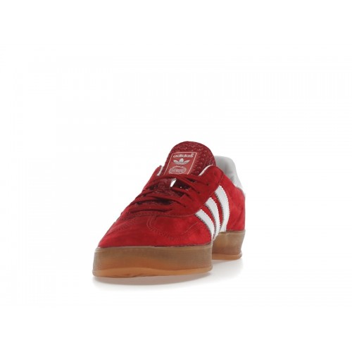 Кроссы adidas Gazelle Indoor Scarlet Cloud White - мужская сетка размеров