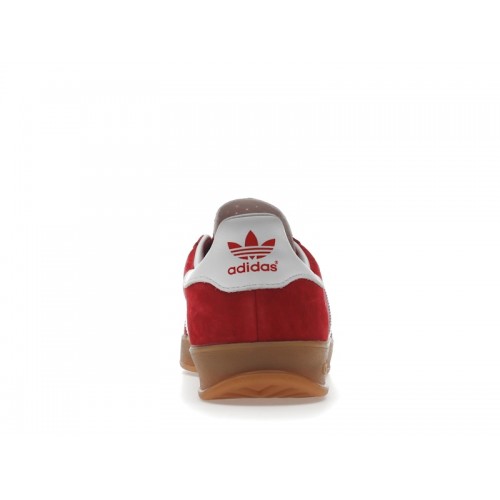 Кроссы adidas Gazelle Indoor Scarlet Cloud White - мужская сетка размеров