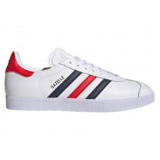 adidas Gazelle White Legend Ink Collegiate Red