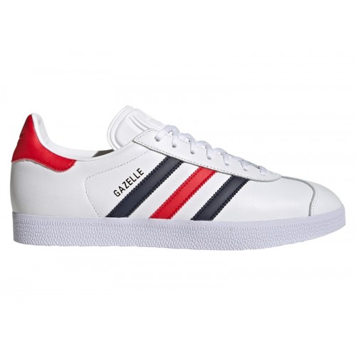 adidas Gazelle White Legend Ink Collegiate Red - мужская сетка размеров