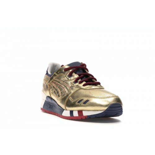 Кроссы ASICS Gel-Lyte III KFE USA Gold - мужская сетка размеров