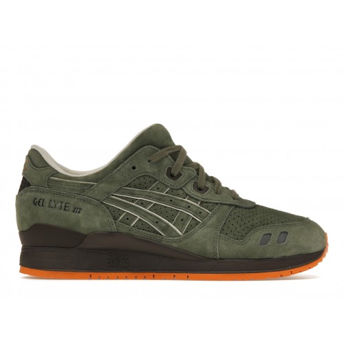 Кроссы ASICS Gel-Lyte III Ronnie Fieg Militia (Special Box) - мужская сетка размеров