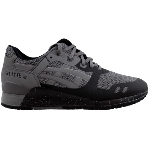 Кроссы ASICS Gel-Lyte III NS Black - мужская сетка размеров