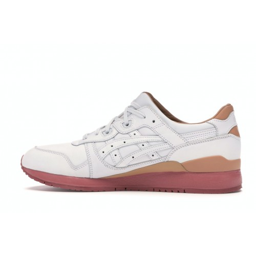 Кроссы ASICS Gel-Lyte III Packer Shoes x J. Crew White Buck - мужская сетка размеров