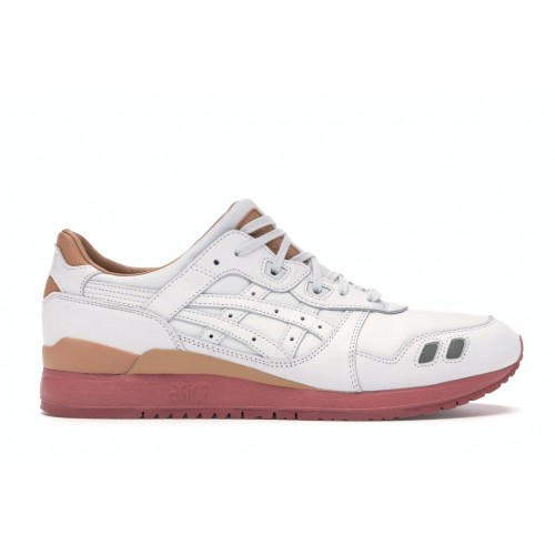 Кроссы ASICS Gel-Lyte III Packer Shoes x J. Crew White Buck - мужская сетка размеров