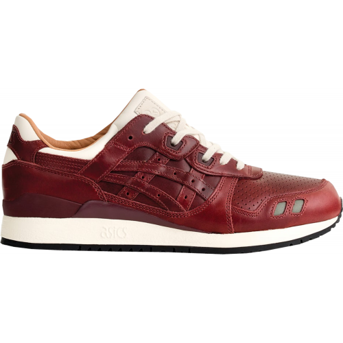 Кроссы ASICS Gel-Lyte III Packer Shoes x J. Crew Oxblood Leather - мужская сетка размеров