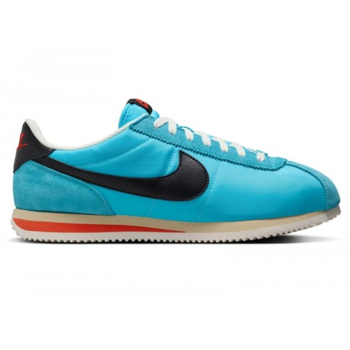 Кроссы Nike Cortez TXT Baltic Blue - мужская сетка размеров