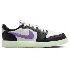 Детские Jordan 1 Retro Low OG Black Raspberry (PS)