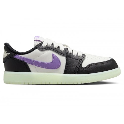 Air Jordan 1 Retro Low OG PS Black Raspberry - детская сетка размеров