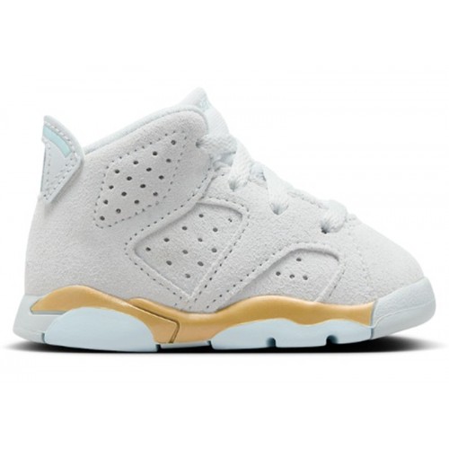 Air Jordan 6 Retro Craft TD Pearl - детская сетка размеров