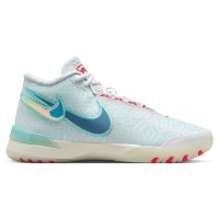 Nike LeBron NXXT Genisus White Aurora Green Siren Red Aegean Storm