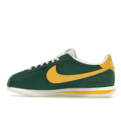 Кроссы Nike Cortez Gorge Green Yellow Ochre - мужская сетка размеров