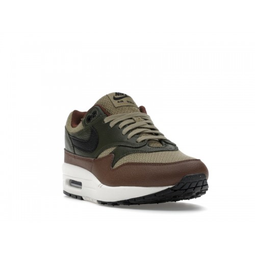 Nike Air Max 1 Essential Premium Neutral Olive Cacao Wow - мужская сетка размеров