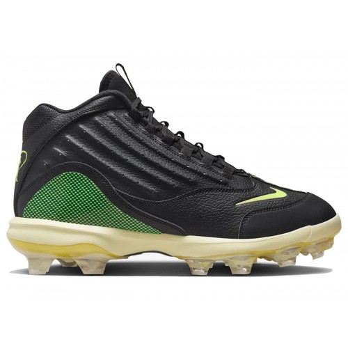 Кроссы Nike Air Griffey 2 Cleat Black Volt - мужская сетка размеров