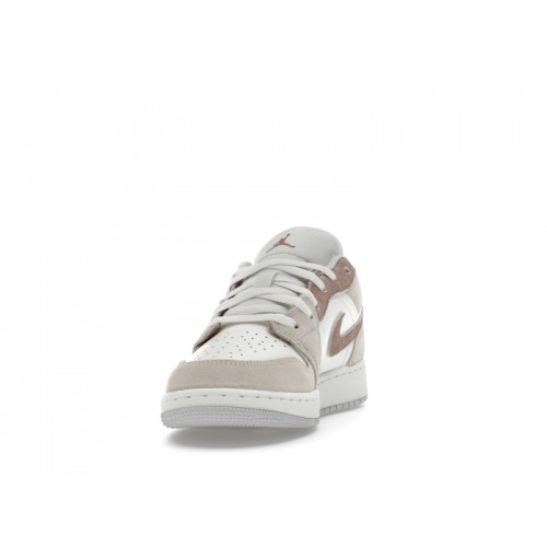 Air Jordan 1 Low SE GS Sail Archaeo Brown - подростковая сетка размеров