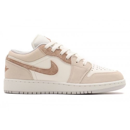 Кроссы Jordan 1 Low SE Legend Light Brown (GS) - подростковая сетка размеров