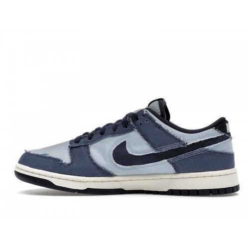 Nike Dunk Low Light Armory Blue Denim - мужская сетка размеров